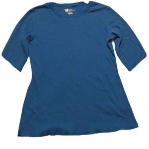 Natural Reflections Blue Size Large Long Sleeve L